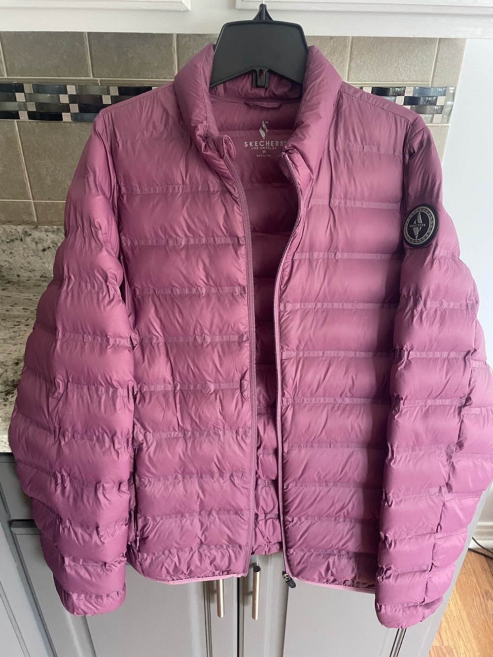 Skechers Women’s Pink Packable Puffer Jacket - Medium
